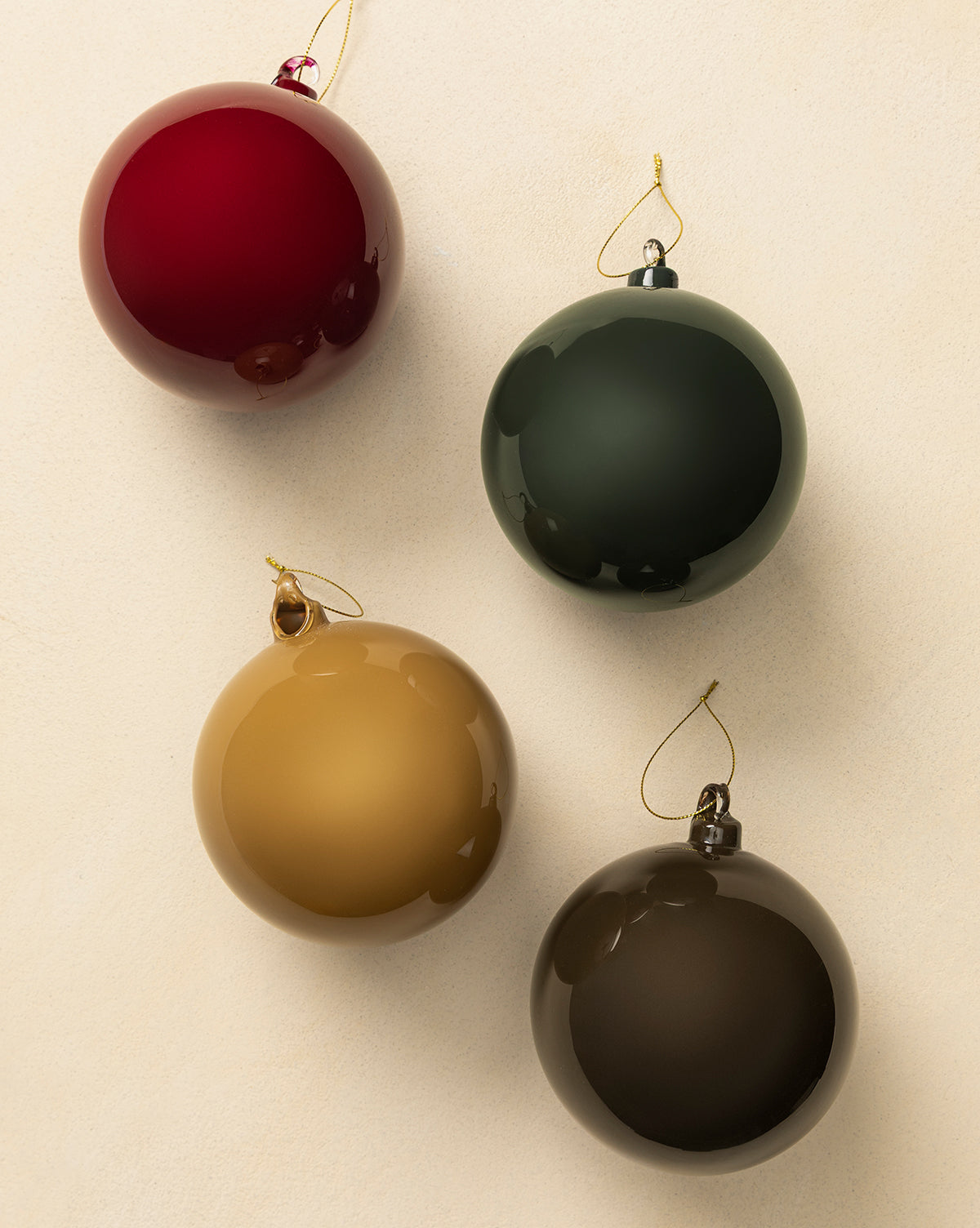 5¡® High Gloss Glass Baubles (Set of 4)