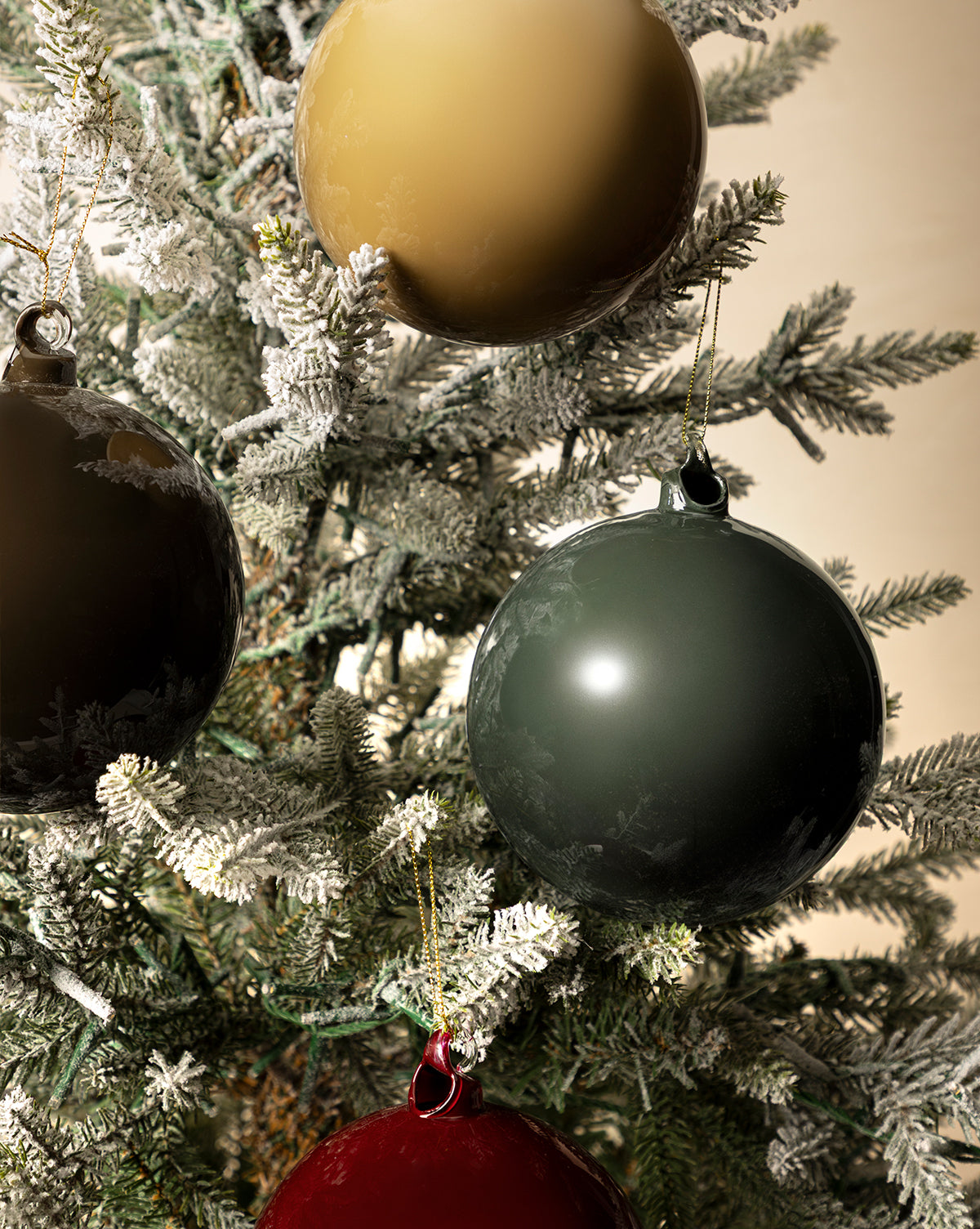 5¡® High Gloss Glass Baubles (Set of 4)